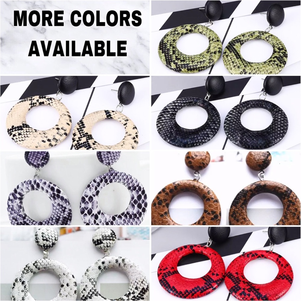 🔴5/$15⚠️𝗖𝗟𝗘𝗔𝗥𝗔𝗡𝗖𝗘⚠️Cream Earrings NEW - Picture 9 of 11